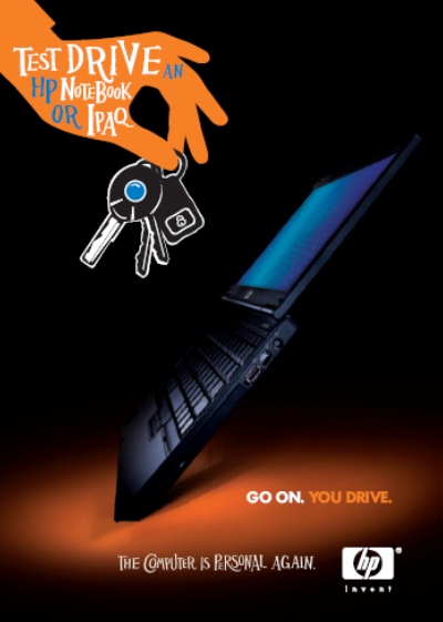 Technology advertising, mailings and web